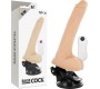 Basecock Reālistisks vibrators ar pulti 19 CM