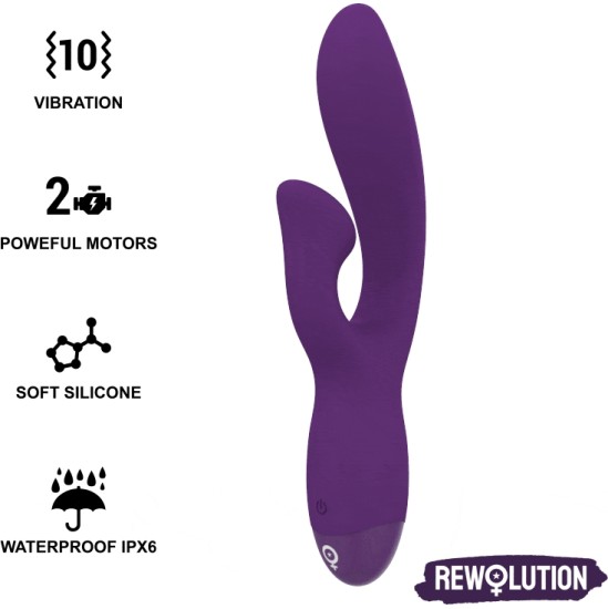 Rewolution REWOFUN FLEXIBLE VIBRATOR WITH RABBIT