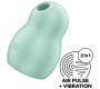 Satisfyer Air Pulse PRO GAISA PULSU STIMULATORS AR VIBRĀCIJU — zaļš