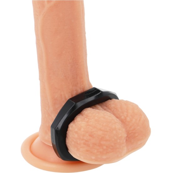 Powering SUPER FLEXIBLE AND RESISTANT PENIS RING 5CM PR10 melns