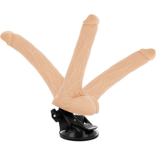 Basecock Reālistisks vibrators ar pulti 18,5 CM