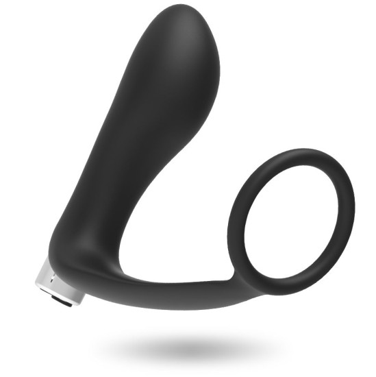 Addicted Toys PROSTATIC VIBRATOR RECHARGEABLE MODEL 1 - BLACK