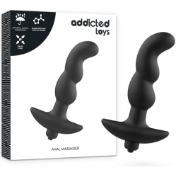 Addicted Toys Anālais spraudnis ar silikona gsarkanszenu VIBRĀCIJAS MODELIS 2