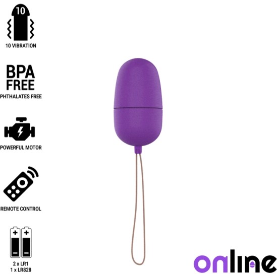 Online VIBRATING EGG WITH LILAC REMOTE CONTROL