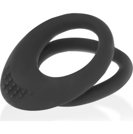 Ohmama Fetish OHMAMA DOUBLE SILICONE RING 3.5 CM - 4.5 CM