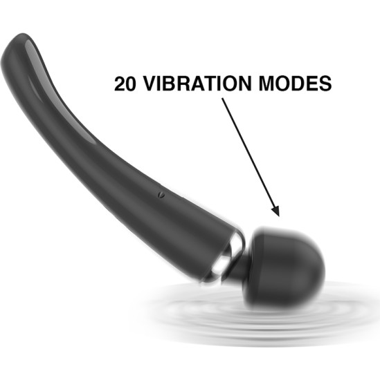 Naomi Wand Stimulējošs vibrators melns