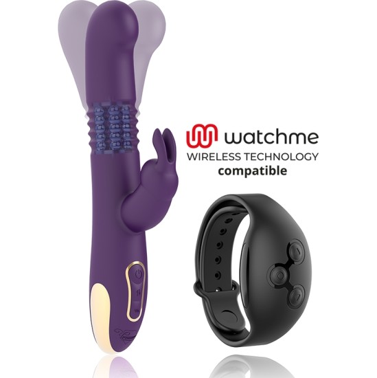 Treasure BASTIAN RABBIT UP & DOWN, ROTATOR & VIBRATOR COMPATIBLE WITH WATCHME WIRELESS TECHNOLOGY