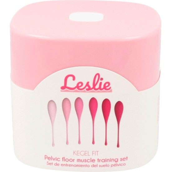 Leslie KEGEL FIT PELVIC MUSCLE TRAINING SET 6 WEIGHTS