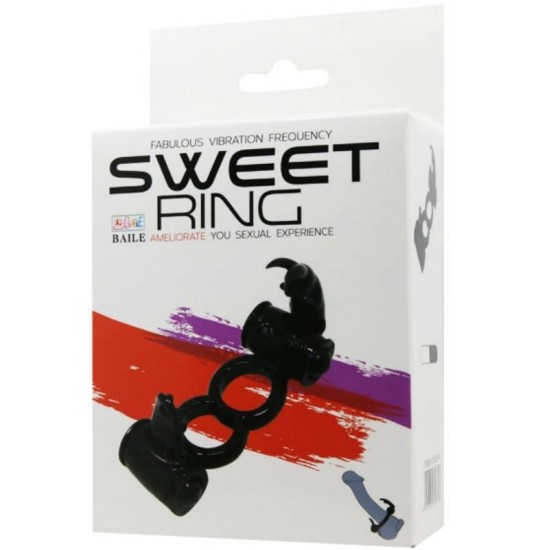 Baile For Him BAILE SWEET RING DOUBLE RING WITH DOUBLE RABBIT