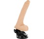 Basecock REALISTIC NATURAL REMOTE CONTROL VIBRATOR WITH TESTICLES 20 CM