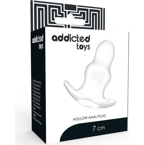 Addicted Toys 7 CM anālais spraudnis caurspīdīgs