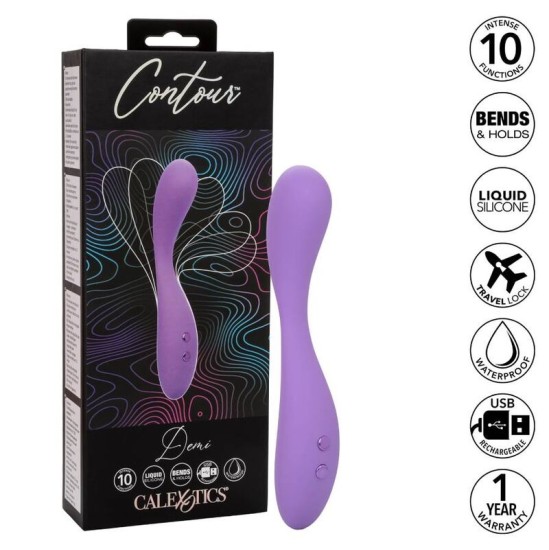 California Exotics CONTOUR vibrators violetā krāsā