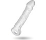 Addicted Toys Dildo PLATINIMAS SKAIDRUS