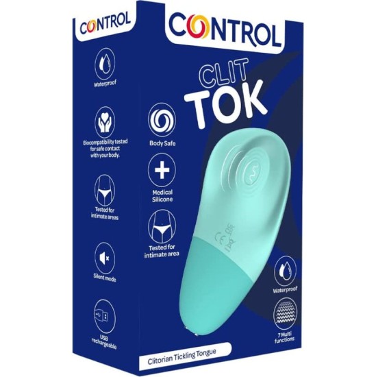 Control Toys CONTROL - CLIT TOK RECHARGEABLE CL TORIS STIMULATOR TONGUE