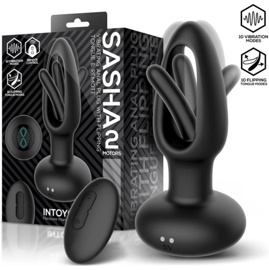 Intoyou Sasha Vibrating Plug with Flipping Tongue and Remote Control