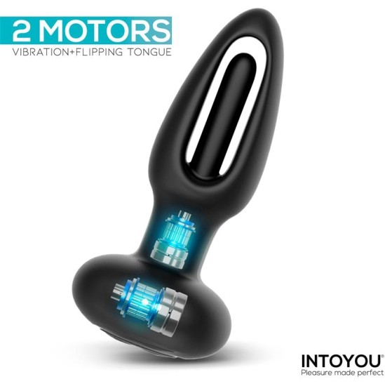 Intoyou Sasha Vibrating Plug with Flipping Tongue and Remote Control