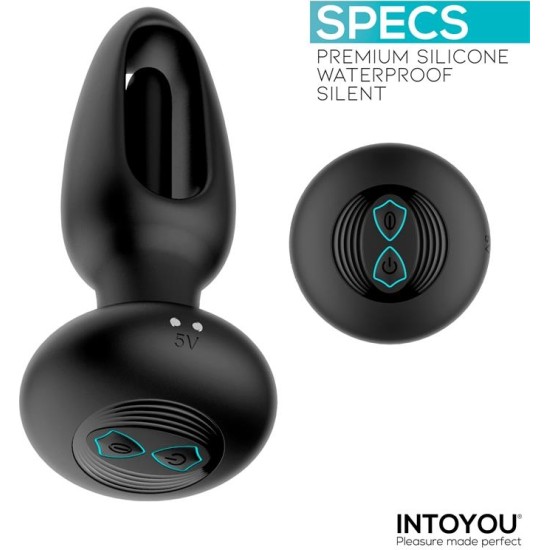 Intoyou Sasha Vibrating Plug with Flipping Tongue and Remote Control