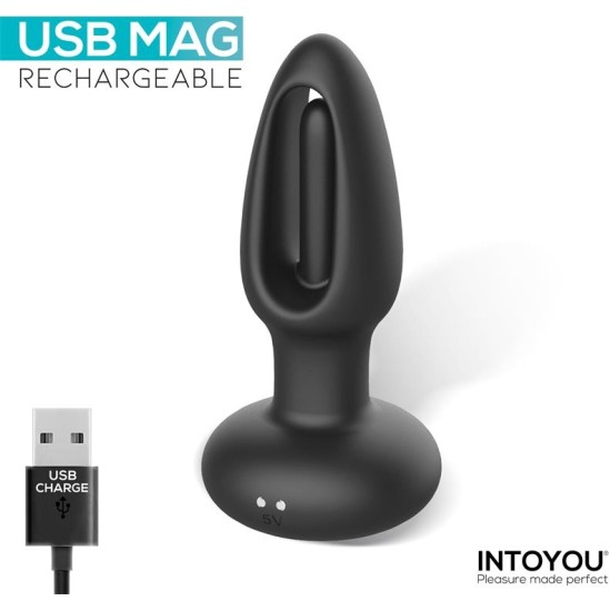 Intoyou Sasha Vibrating Plug with Flipping Tongue and Remote Control
