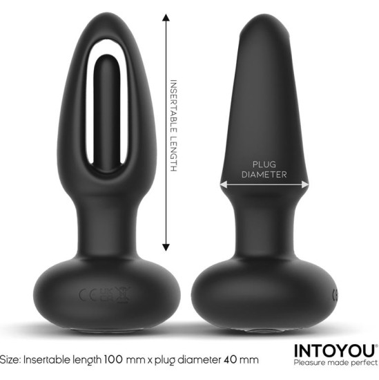 Intoyou Sasha Vibrating Plug with Flipping Tongue and Remote Control