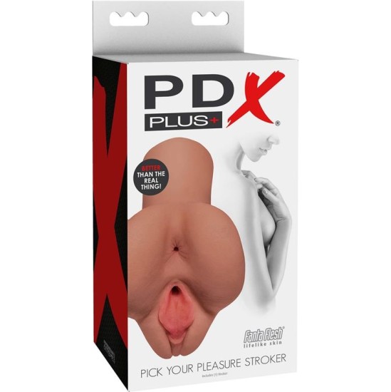 Pdx Plus+ Masturbator Pick Your Pleasure Caramel Skin