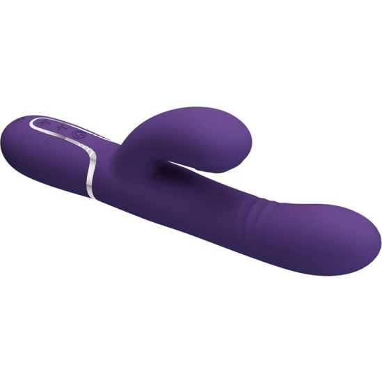 Prettylove Mariana Vibrator 4 in 1 Silicone Purple