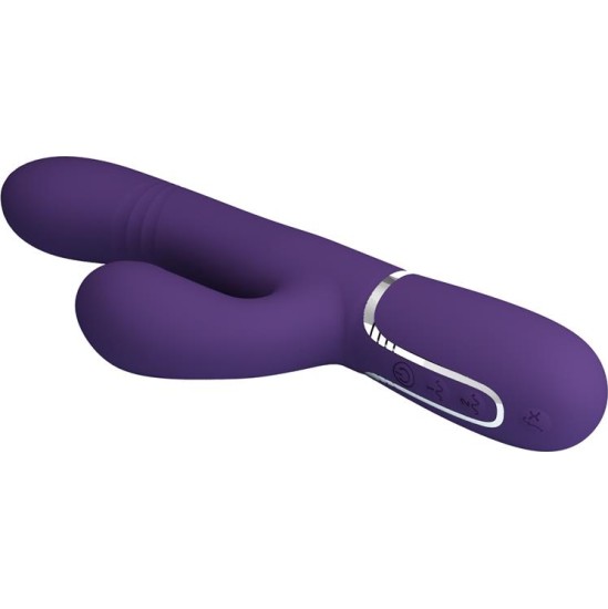 Prettylove Mariana Vibrator 4 in 1 Silicone Purple