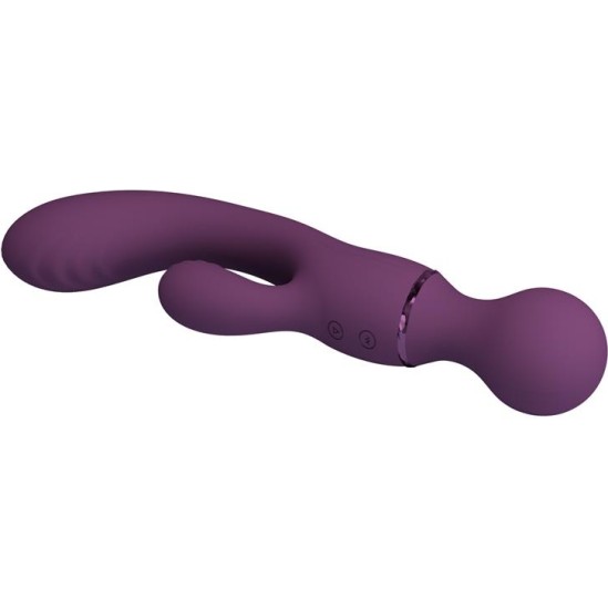 Prettylove All Roundet Viba and Massager 2 in 1