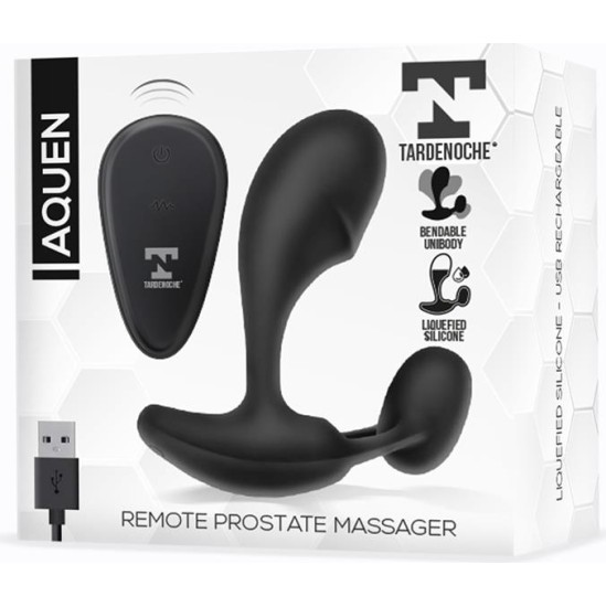 Tardenoche Aquen Prostate and Perineum Stimulator Liquid Silicone Remote Control Magnetic USB