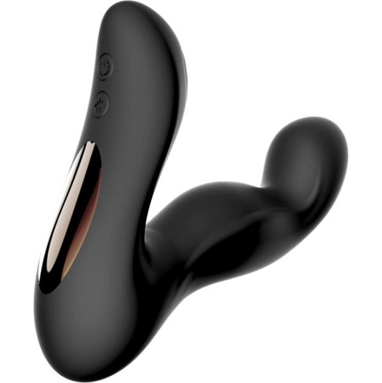 Action Convo Prostate Massager with Tapping and Finger Wiggle Function