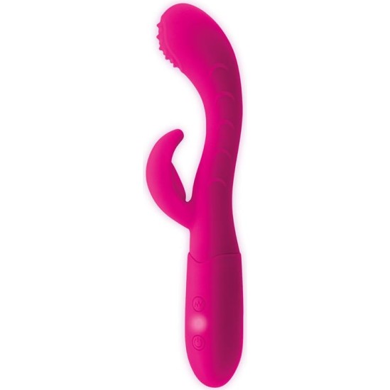 Goodies Cakey G-Spot and Rabbit Vibe USB Silicone Fuchsia