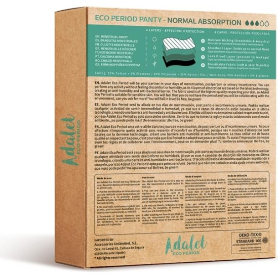 Adalet Eco Period Flora Menstrual Panty Normal