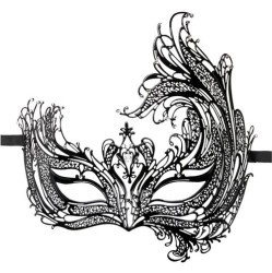 Easytoys Metal Mask Asymmetrical Black