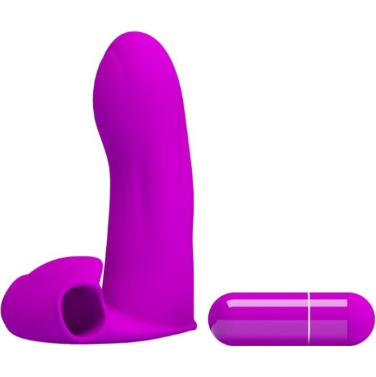 Prettylove Finger sleeve Stimulator Maxwell Pink