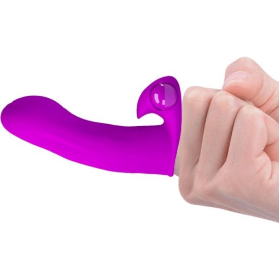 Prettylove Finger sleeve Stimulator Maxwell Pink