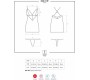 Obsessive 828-CHE-1 Chemise and Thong Black