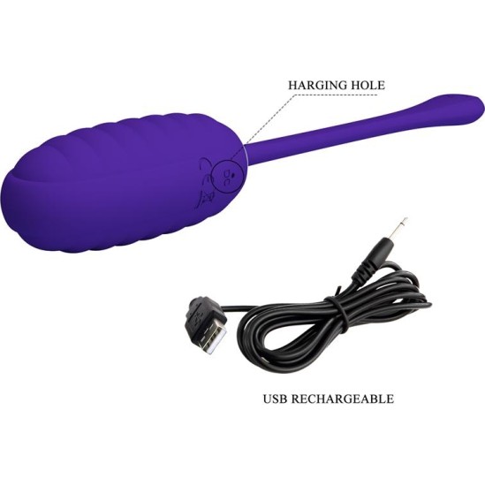 Prettylove Kirk Vibrating Egg Violet