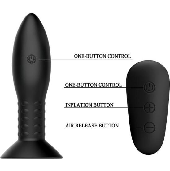 Mr Play Butt Plug with Vibration and Rotation