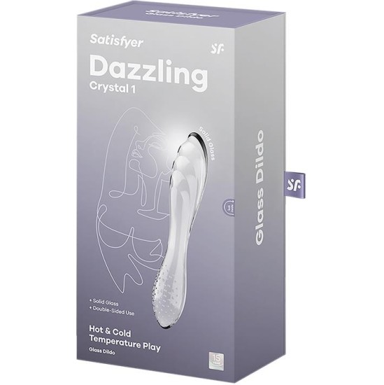 Satisfyer Estimulador de Cristal Dazzling Crystal 1 Hot and Cold Transparente