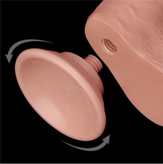 Lovetoy Sliding Skin Dual Layer Dildo 7.5