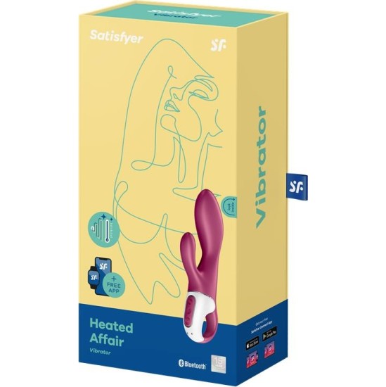 Satisfyer Heated Affair Vibrador with Heat Effect G-Spot USB Silicona