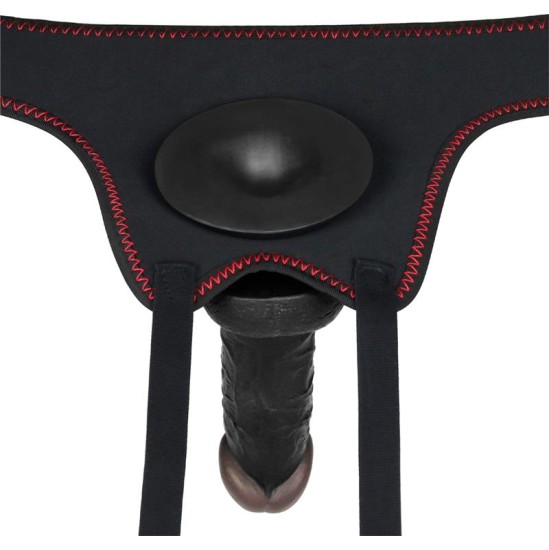 Lovetoy Adjustable Strap on with Dildo 10 Functions 7.0