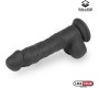 Liketrue Realistic Dildo Liquid Silicone Dual Layer 8 Black