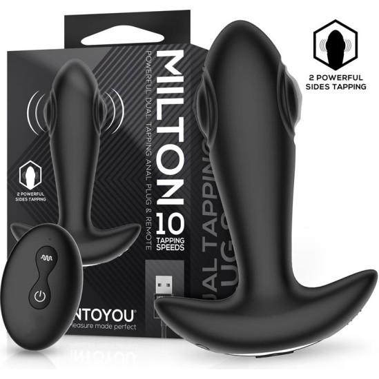 Intoyou Milton Dual Tapping Anal Plug with Remote Control