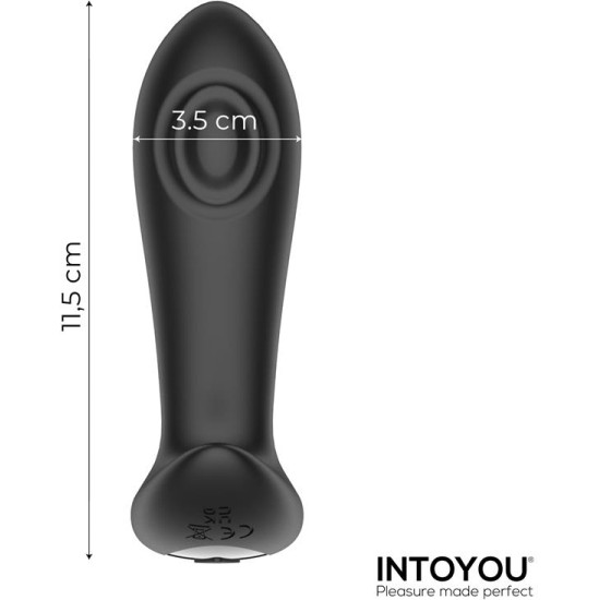Intoyou Milton Dual Tapping Anal Plug with Remote Control