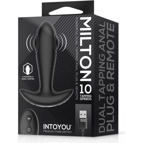 Intoyou Milton Dual Tapping Anal Plug with Remote Control
