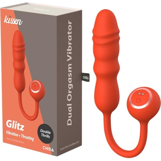 Kissen Glitz Stimulator with Vibration and thrusting