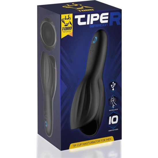 Minothor Tiper Tip Cup Masturbator for Men Silicone USB