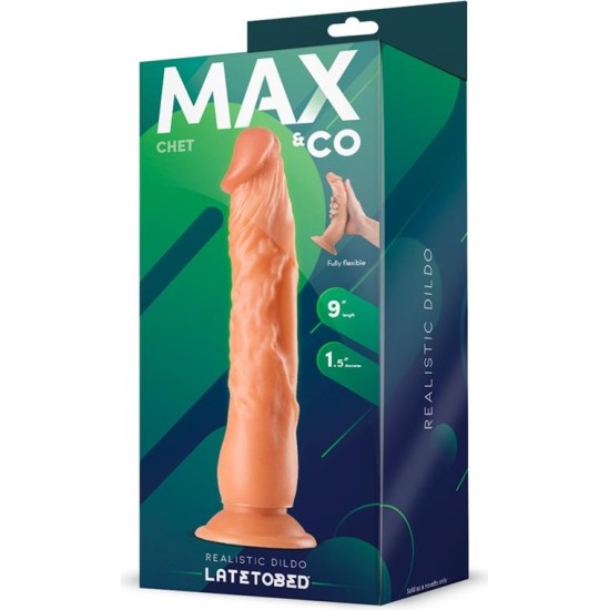 Max & Co Chet Realistic Dildo Flesh 9 - 23 cm