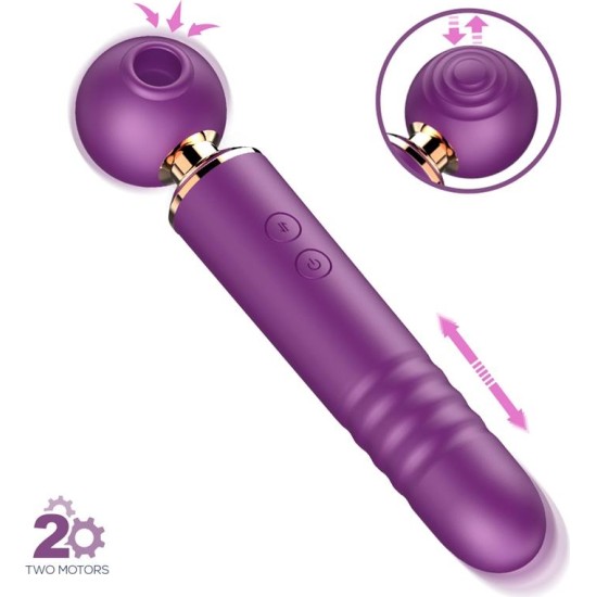 Action No. TwentyTwo Clitoris Sucker 3 in 1 with Pulsation and Thrusting