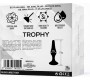 Tardenoche Trophy Anal Plug 11 cm Silicone Black